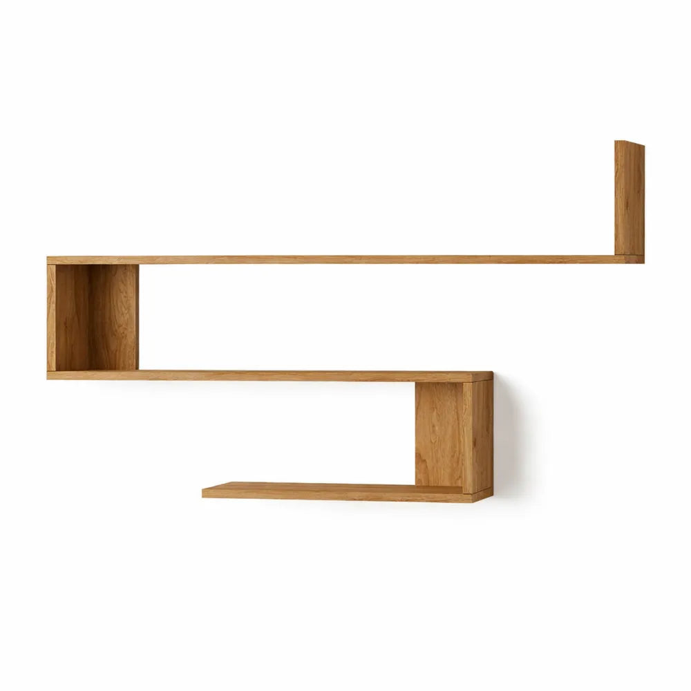 Étagère murale design à 3 niveaux en bois mélaminé