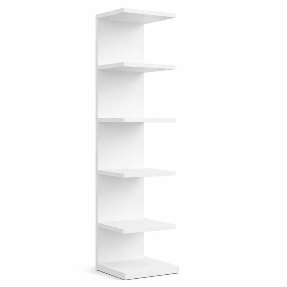 Étagère murale verticale à 7 niveaux pour rangement et décoration